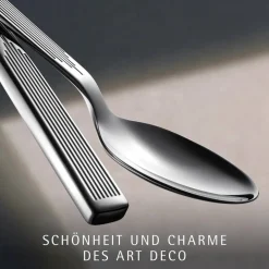 Art Deco Besteck-Set, 30-teilig, Cromargan protect®
