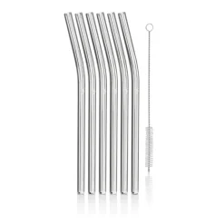 Baric Trinkhalme aus Glas, 22 cm, 6 Stück