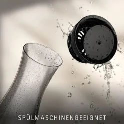 Basic Wasserkaraffe, 1 l, Schwarz