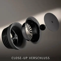 Basic Wasserkaraffe, 1 l, Schwarz