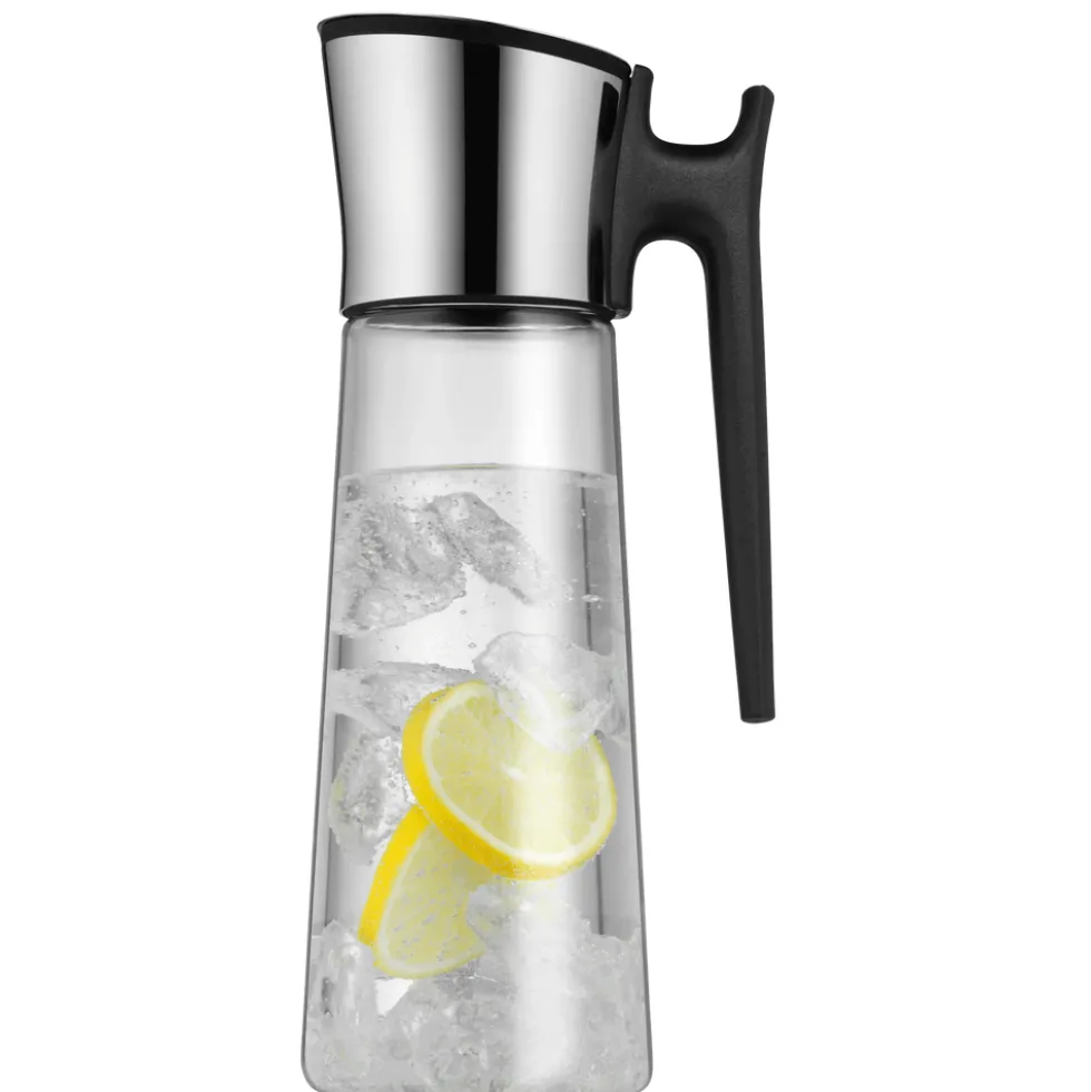 Basic Wasserkaraffe mit Griff, 1,5 l, Schwarz