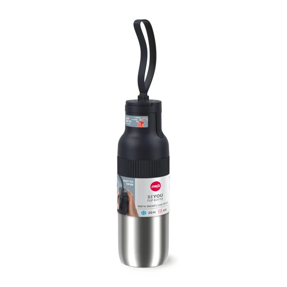 beYou Flip Bottle 0,5 L, Isolier-Trinkflasche, N31201