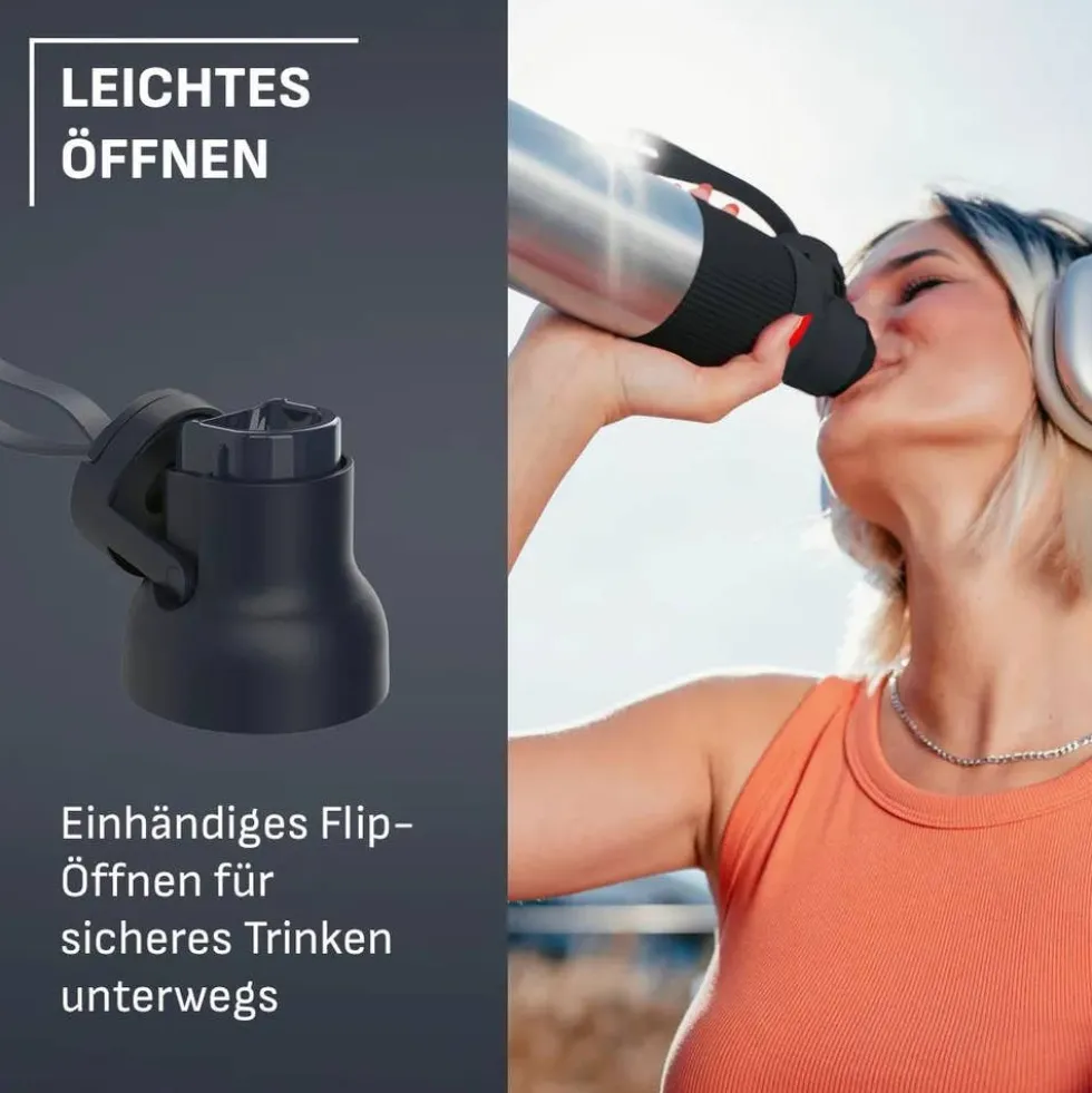 beYou Flip Bottle 0,5 L, Isolier-Trinkflasche, N31201