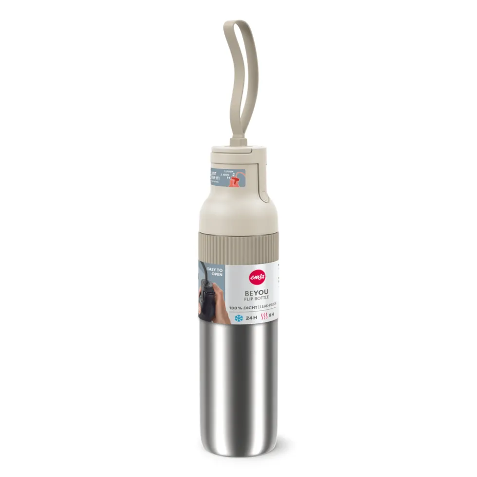 beYou Flip Bottle 0,7 L, Isolier-Trinkflasche, N31214