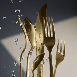 Boston Besteck-Set, Champagner Gold, 24-teilig, Cromargan® hochwertiger Edelstahl