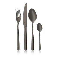 Boston Besteck-Set, Dark Passion, 24-teilig, Cromargan® hochwertiger Edelstahl