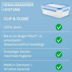 CLIP & CLOSE 3er Set, 5085