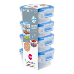 CLIP & CLOSE FRISCHHALTEDOSEN 4-teiliges SET 0,2L N10337