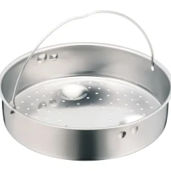 Dampfgareinsatz mit Griff für Schnellkochtöpfe, 18 cm