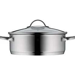 Devil Servier-Schmorpfanne mit Glasdeckel, 24 cm
