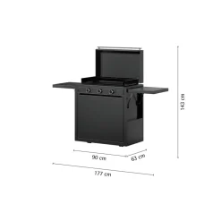Edition One Plancha-Set mit Wagen, 75 cm, Gas