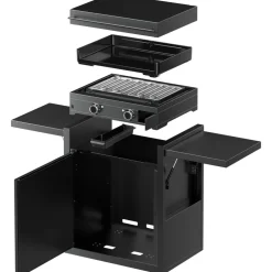 Edition One Plancha-Set mit Wagen, 60 cm, elektrisch