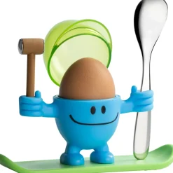 Eierbecher McEgg mit Löffel, Blau