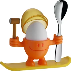 Eierbecher McEgg mit Löffel, Orange