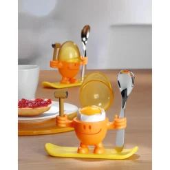 Eierbecher McEgg mit Löffel, Orange