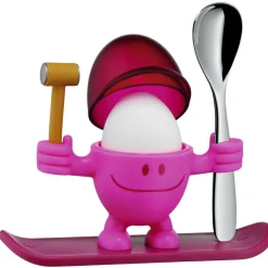 Eierbecher McEgg mit Löffel, Pink
