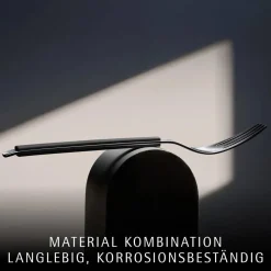 Emotion Besteck-Set, Cromargan® hochwertiger Edelstahl, Lava, 30-teilig