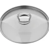 Ersatz-Glasdeckel mit eckigem Griff, 20 cm