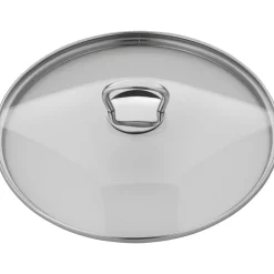 Ersatz-Glasdeckel mit eckigem Griff, 24 cm