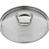 Ersatz-Glasdeckel mit eckigem Griff, 16 cm