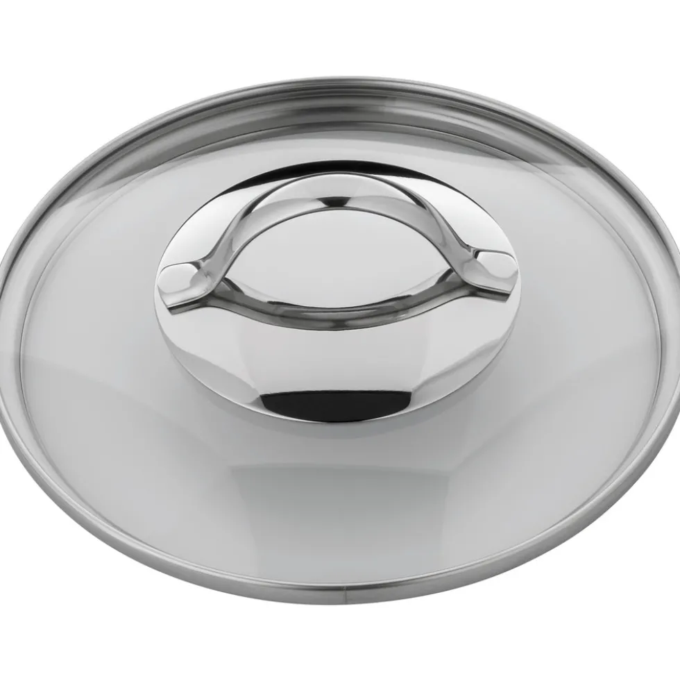 Ersatz-Glasdeckel mit rundem Griff, 16 cm