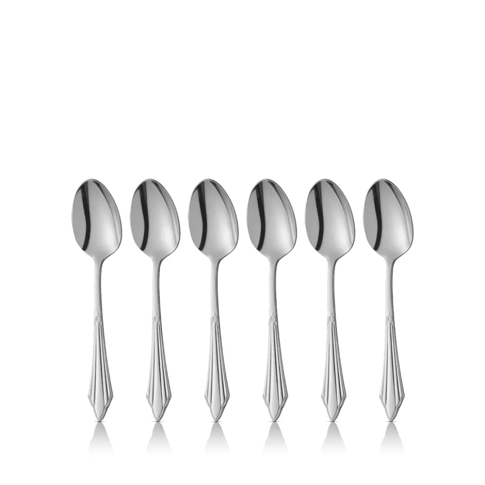 Fächer Espressolöffel-Set, 6 Stück, Cromargan protect®