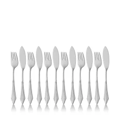 Fächer Fischbesteck-Set, 12-teilig, Cromargan protect®