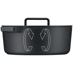 Flavour Bräter oval, 33 x 26 cm, Black