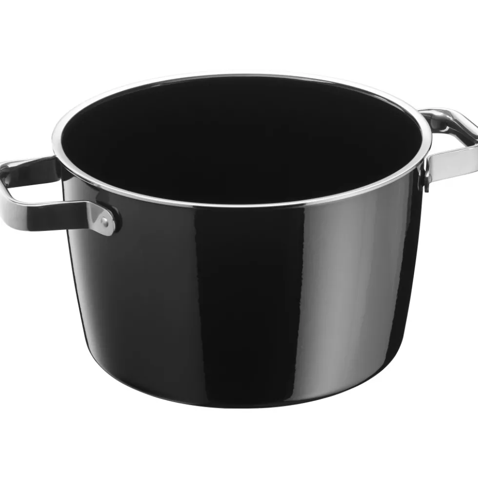 Fusiontec Aromatic Kochtopf, 22 cm, Schwarz