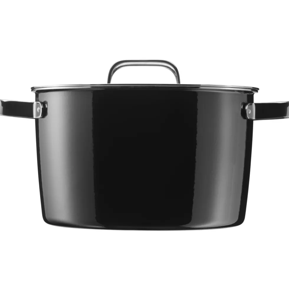 Fusiontec Aromatic Kochtopf, 24 cm, Black