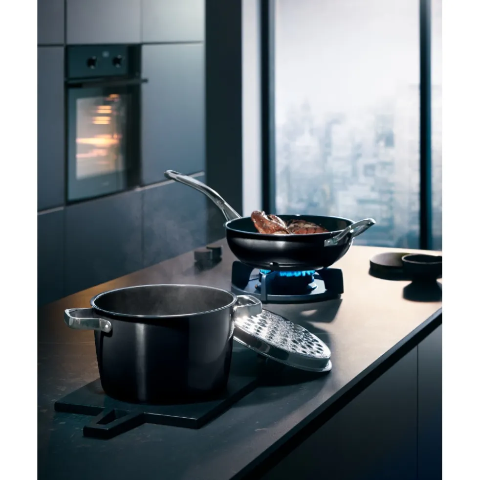 Fusiontec Aromatic Kochtopf, 24 cm, Black
