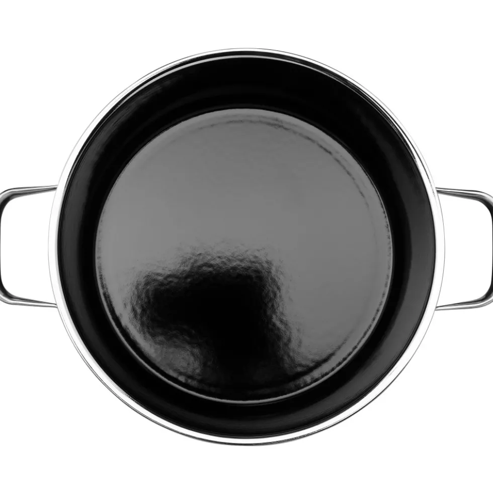 Fusiontec Aromatic Kochtopf, 24 cm, Black