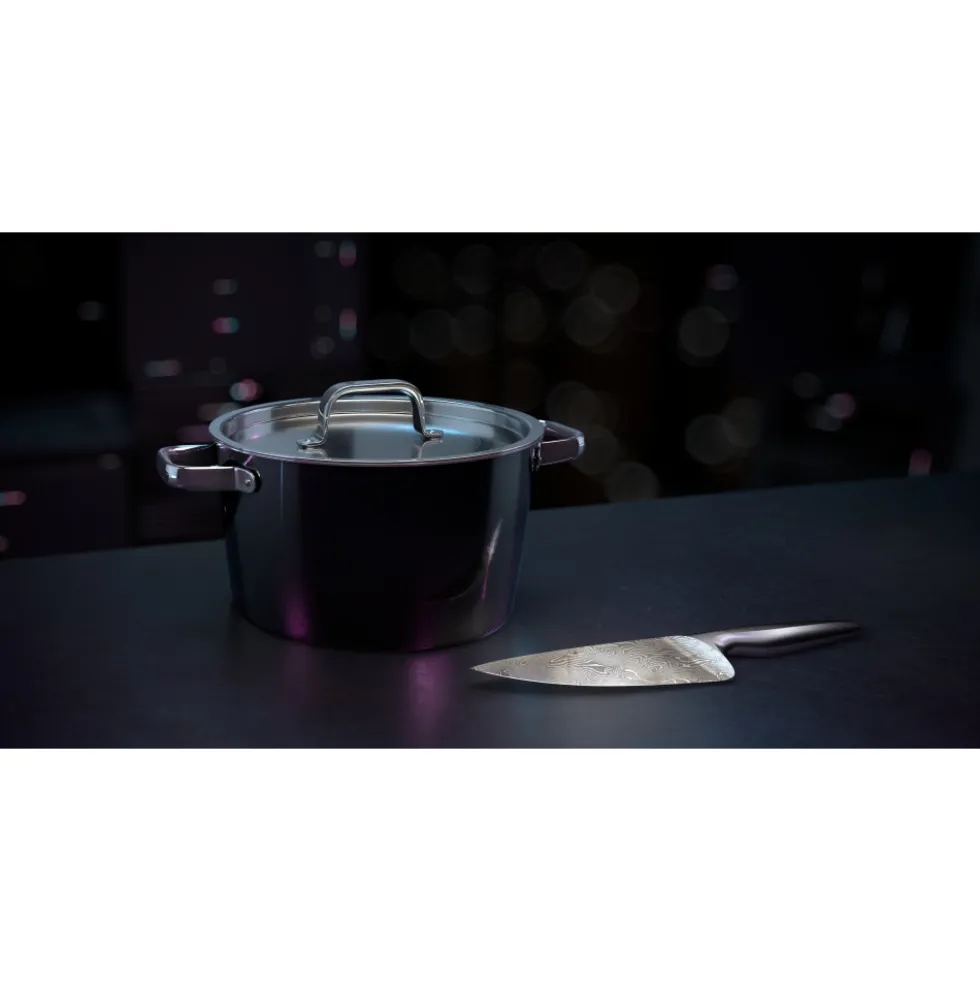 Fusiontec Aromatic Kochtopf, 24 cm, Black