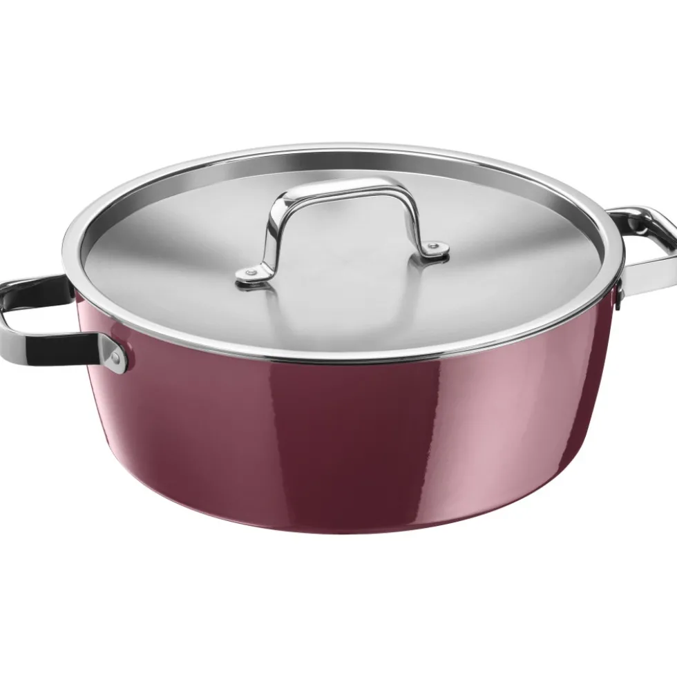 Fusiontec Aromatic Schmortopf, 28 cm, Rose Quartz