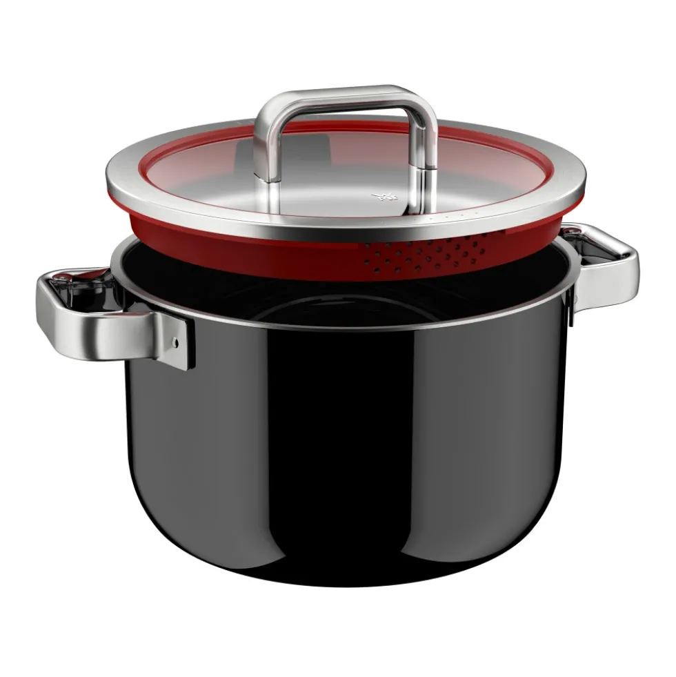 Fusiontec Function Pro, Kochtopf mit Deckel, 24 cm, Black