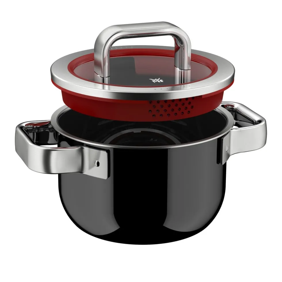 Fusiontec Function Pro, Kochtopf mit Deckel, 16 cm, Black