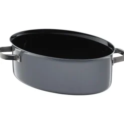 Fusiontec Mineral Multi-Bräter mit Edelstahldeckel, 38 cm, Platinum
