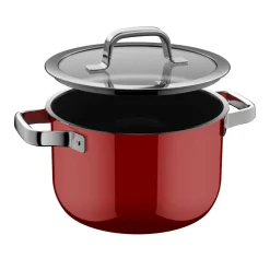 Fusiontec Mineral Pro, Kochtopf mit Deckel, 20 cm, Passion Red