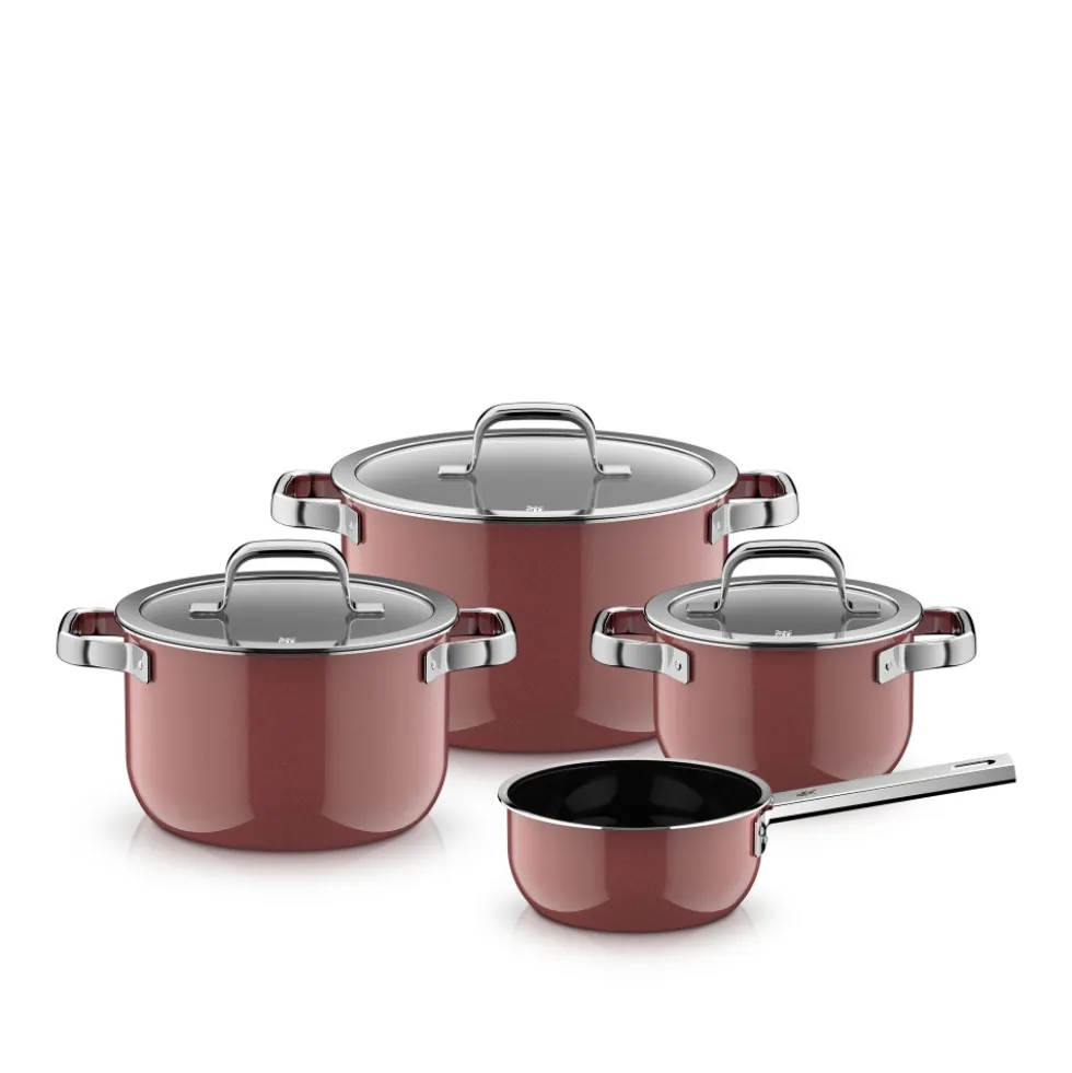 Fusiontec Mineral Pro, Topf-Set, 4-teilig, Rose Quartz
