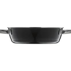 Fusiontec Mineral Schmorpfanne mit Glasdeckel, 24 cm, Black