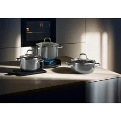 Fusiontec Mineral Schmorpfanne mit Glasdeckel, 28 cm, Platinum