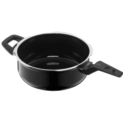 Fusiontec Perfect Premium Schnellkochtopf, 22 cm, 3,0 Liter, Black