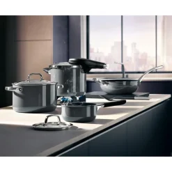 Fusiontec Perfect Premium Schnellkochtopf, 22 cm, 6,5 Liter, Platinum