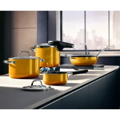 Fusiontec Perfect Premium Schnellkochtopf, 22 cm, 4,5 l Yellow