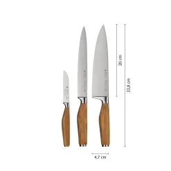 Grand Wood Messer-Set, 3-teilig