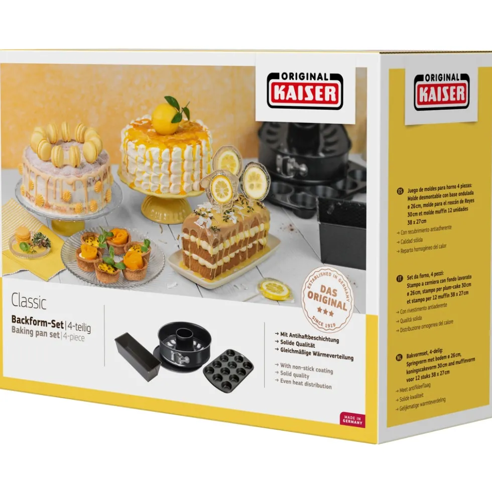 KAISER Classic Backformen-Set, 4-teilig