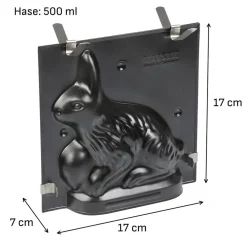 KAISER 3D-Vollbackform Hase, 0,5 l