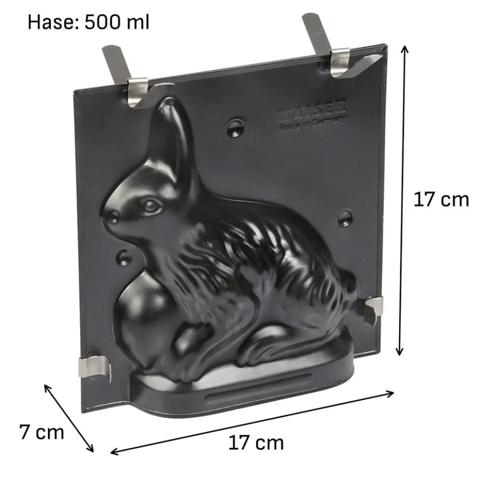 KAISER 3D-Vollbackform Hase, 0,5 l