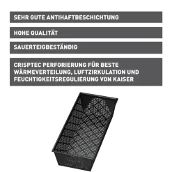 KAISER Inspiration Brotbackform, perforiert, 35 cm