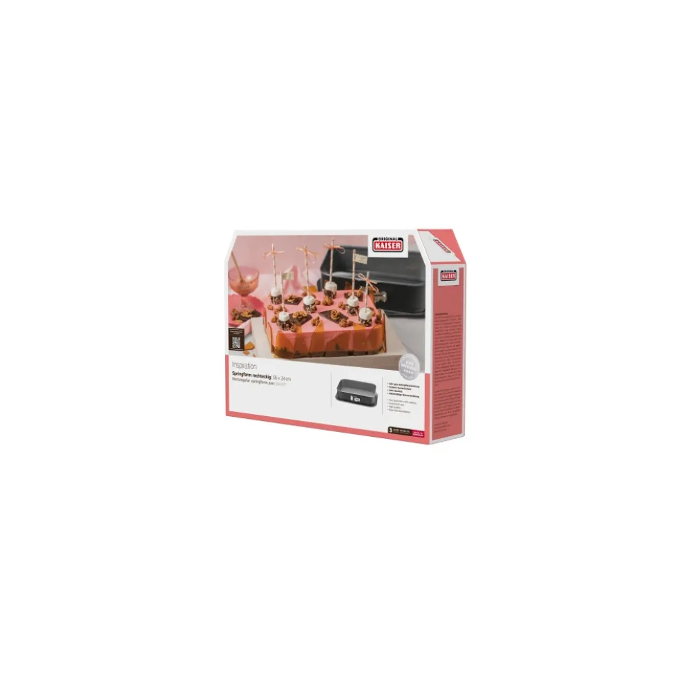 KAISER Inspiration Springform rechteckig, 36 x 24 cm